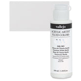 VALLEJO FLUID ACRYLIC 303-100ML. TITANIUM WHITE RUTILE - Al Masam Stationery LLC